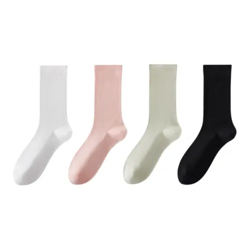 SHISANRIJI Носки Crew Женские упаковка из 4 пар