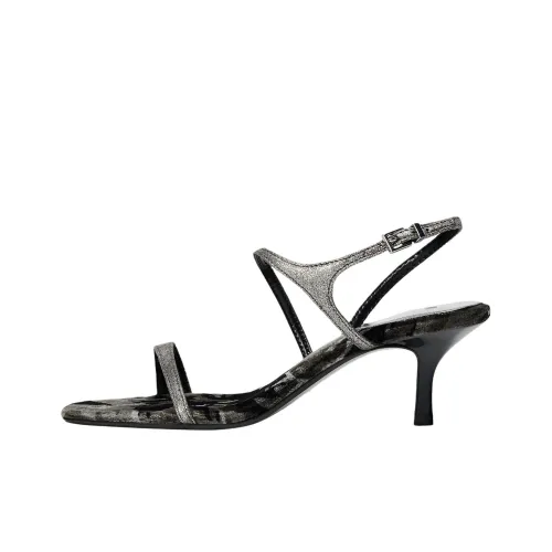 ZARA One Ремень Сандалии Silver Женские