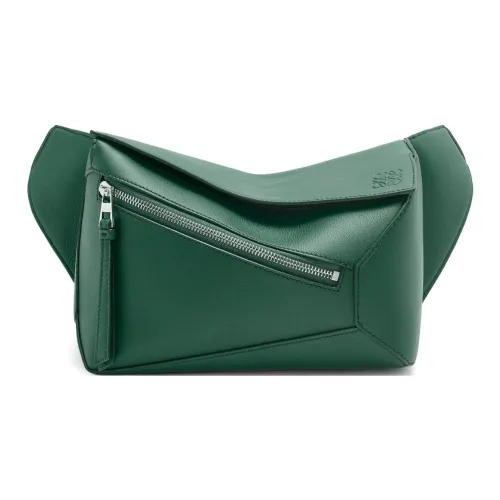 LOEWE Классический Телячья кожа Плечевая сумка Регулярный Мужской Evergreen