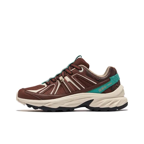 Erke Pursuit Покрытие Slip-resistant Низкий Топ Casual Женские Mocha