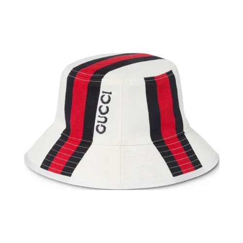 GUCCI Canvas Панамы Унисекс Белый