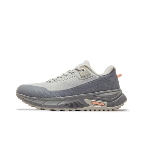 361° Rain Screen Амортизаторы Shock Absorbing Противоскользящие Устойчивые к истиранию Низкий Топ Повседневные Беговые кроссовки Женские Серые