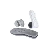 Бело-серый [2 шт] Поддержка свода | Высокоэластичные амортизаторы