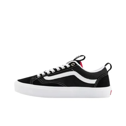 Vans Old Skool 36 Скейтборд Кроссовки Низкие Черные Белые Унисекс