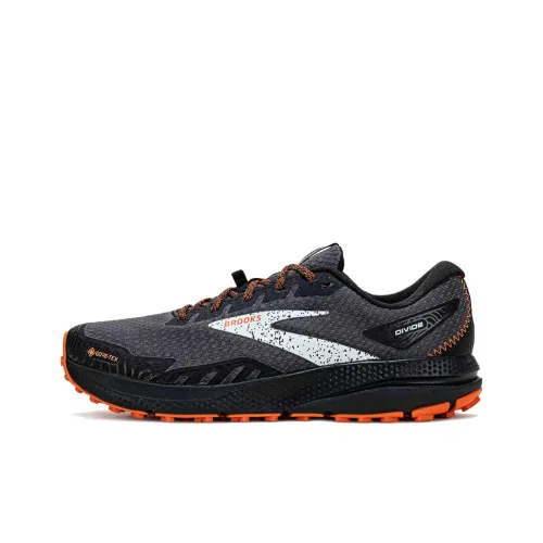 Brooks Беговые кроссовки Низкий топ Черный/Firecracker Оранжевый Мужской
