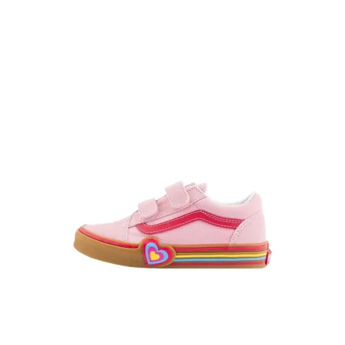 Vans Детские Скейтбординги Низкие Топы Розовые Kids