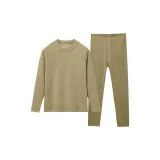 Средний воротник - оливково-зеленый