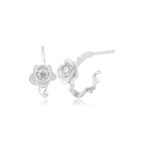 KING OF BLING 925 стерлинговое серебро игла сплав серьги-гвоздики унисекс удачи персик