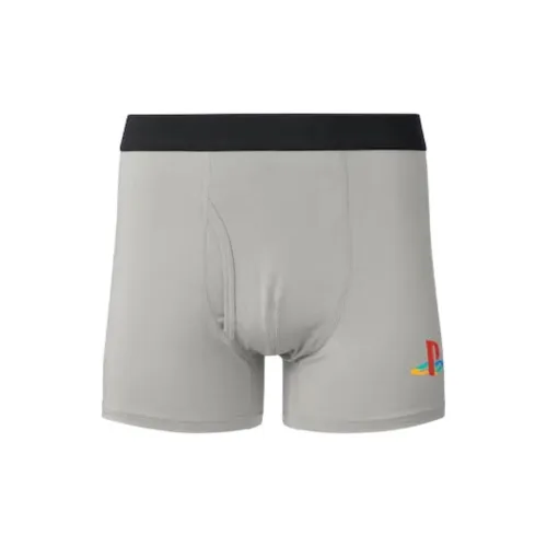 GU PlayStation совместный бренд Co Бренд Серый Мужской Стрелка Брюки