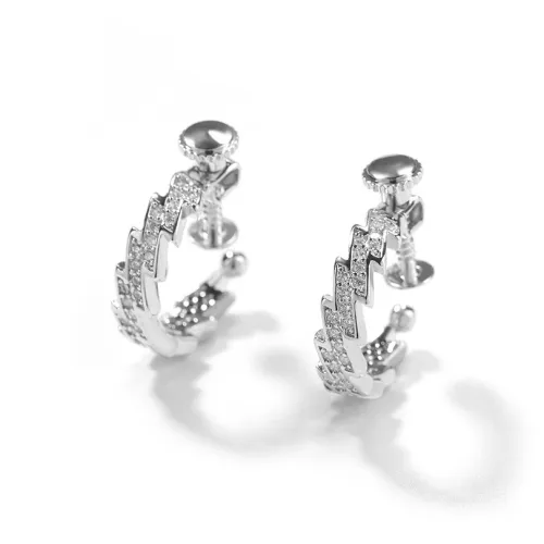 KING OF BLING Сплав Нижняя заколка Серьги On Unisex