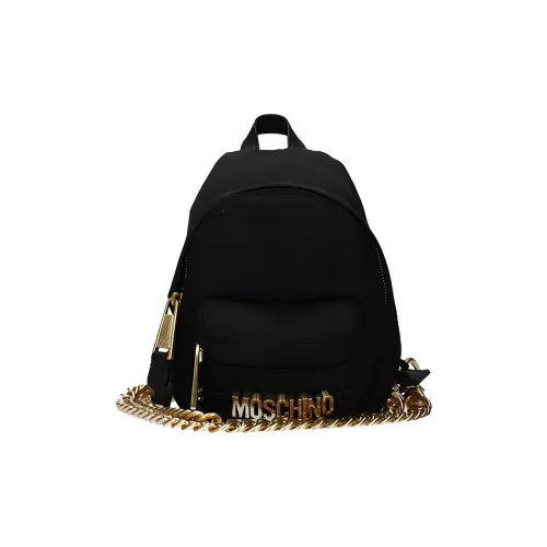 MOSCHINO Кожа Рюкзак Мини Женский Черный