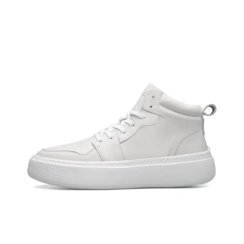 D Fuse SCANDINAVIA Высокие Кроссовки для скейтбординга Мужские Белые