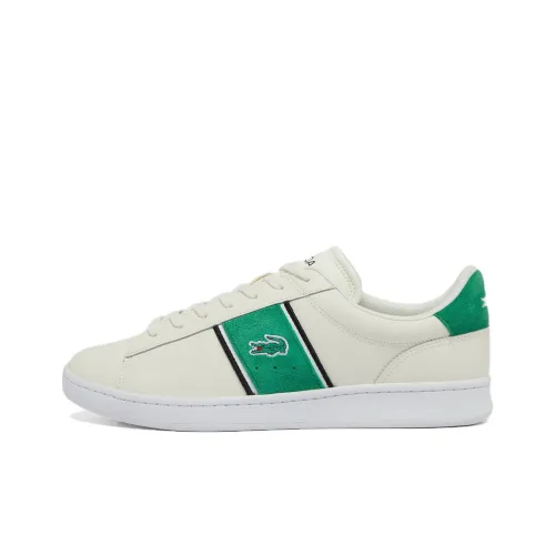 LACOSTE Carnaby Set CGR Low Топ Скейтборд Кроссовки Мужские Бежево-зеленые