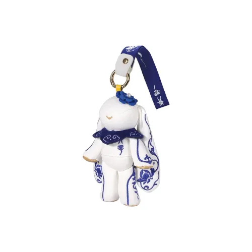My Only Friend Креативный Soft and Cute Синий и Белый Кролик Какао Брелок Кукла Плюшевая Подвеска 15 см Рекомендуемая Высота