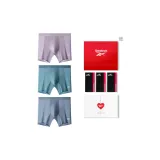 Коробка 3 пачки (Серый фиолетовый + Зеленый + Серебристый серый)