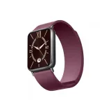 Кона кожа, магнитный ремень - малиновый