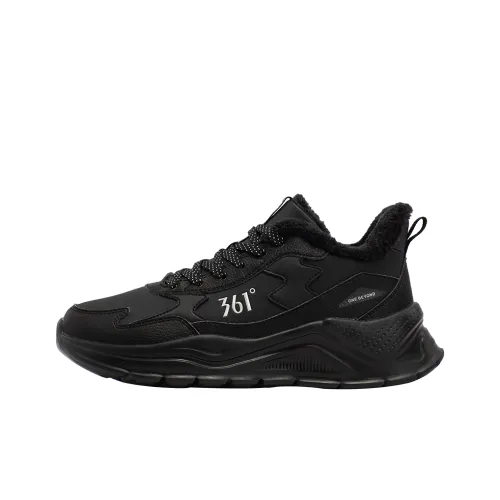 361° Slip Резистентный Устойчивый к Износу Термический MID Топ Повседневный Беговые кроссовки Женские Обсидиан Черный Серебристый Белый