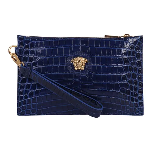 VERSACE Кожа Клатч Мужской Королевский синий