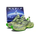 Неоновый зеленый, состаренный