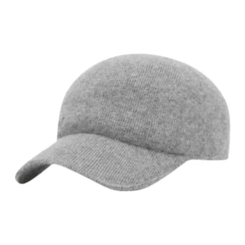 SAINT LAURENT Кашемировые кепки унисекс серого цвета