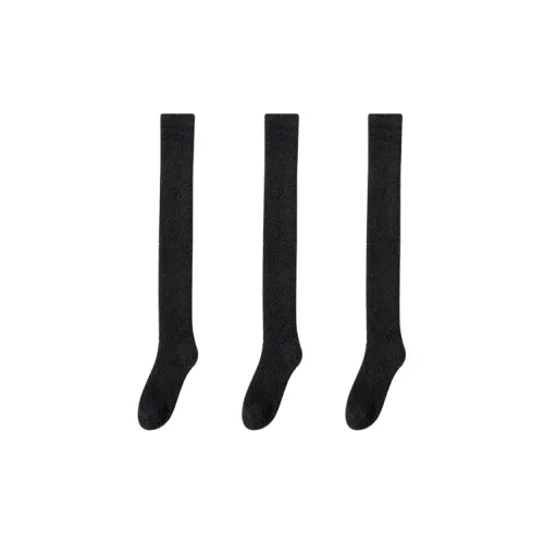 Cheemy Free Бедро высокие носки женские 3 упаковки черный