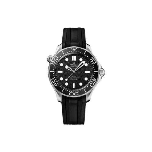 OMEGA Автоматический Механический Часы Мужские Seahorse Series 300m Diving Watch 42 мм Черные