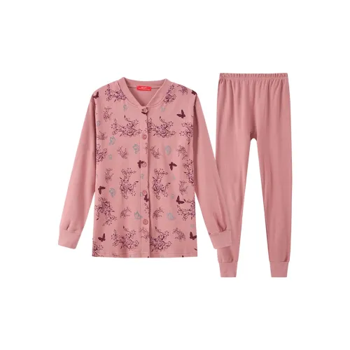 Удобный и освежающий термокостюм для женщин пыльно-розовый