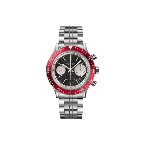 LONGINES Classic Vintage Автоматический Механический Часы Мужские 42 мм Черный Циферблат