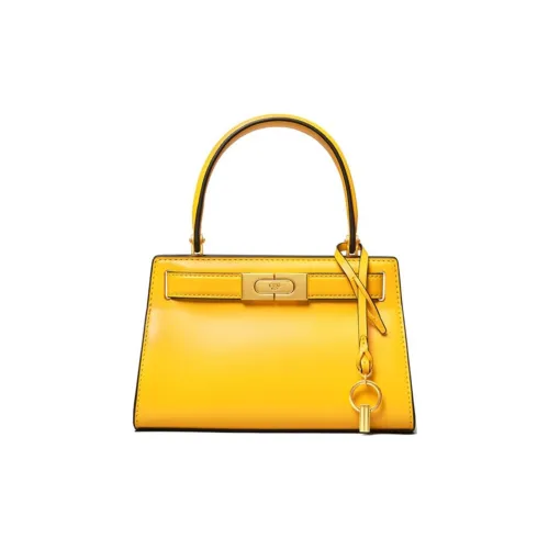 TORY BURCH Lee Radziwill Коровья кожа Тоут Через плечо Одно плечо Сумка Обычный Женские Лимон