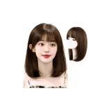 Первая любовь Элегантность Ключица Волосы [Холодный коричневый] 40 см