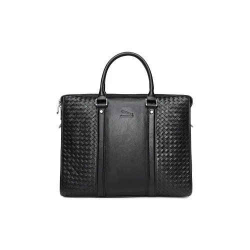 JAGUAR Корова Кожа Сумка Стандартная Мужская Черная