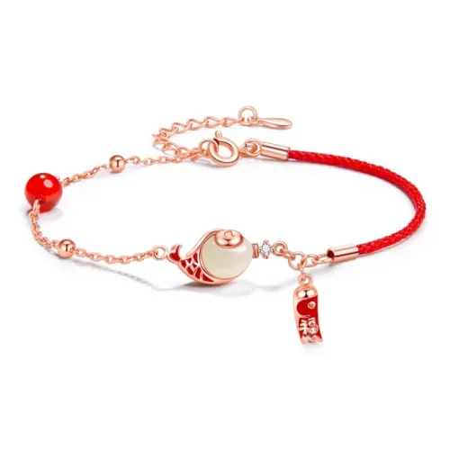 Kelanxi Медные браслеты женские розовое золото