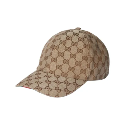 GUCCI Хлопок Холст Кепки Мужской CAMEL