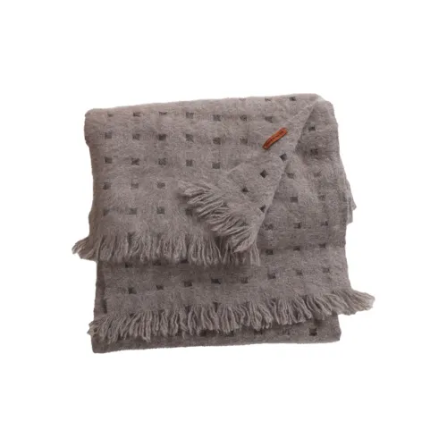 Lagur Fox Fleece Cashmere Knitted Scarves Women's