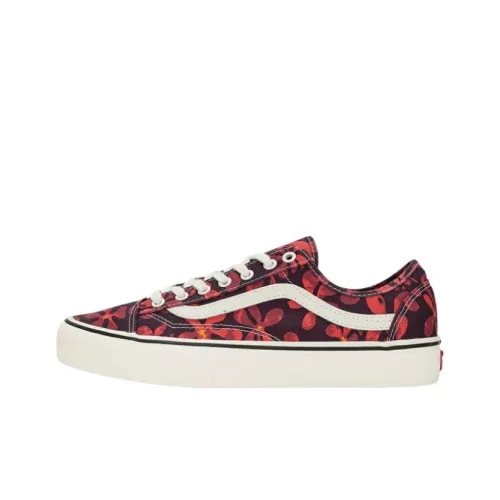 Vans Style 36 Кеды Низкие Черные Красные Унисекс
