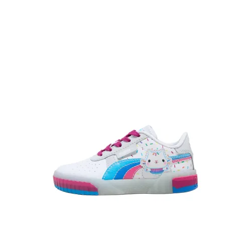 GABBY'S DOLLHOUSE X PUMA Cali Low Топ Детские Скейтбординги Белый Красный Детский