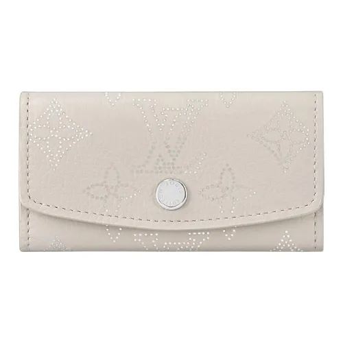 LOUIS VUITTON Телячья кожа Key Pouch Женская Белая