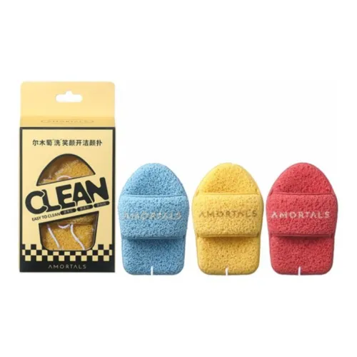 AMORTALS Wash The Smile Wa Open The Finger OF The Small Slippers Pink SOFT 2,0 Pack OF 3 AMORTALS Wash The Улыбка Wa Открыто The Finger OF The Маленькие Тапочки Розовые SOFT 2,0 Пачка OF 3