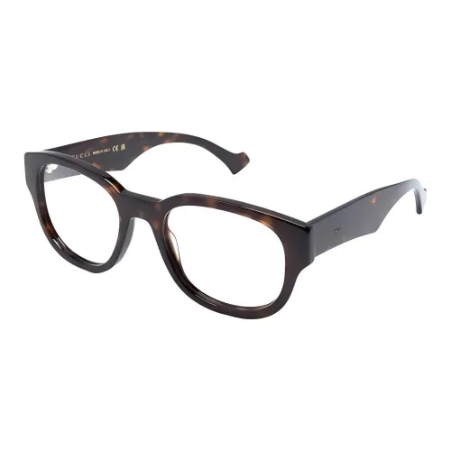 GUCCI Ацетат Овальные Оправы для очков Женские Черепаховый