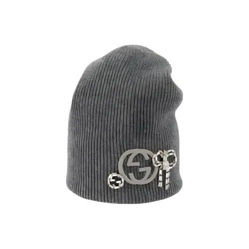 GUCCI Шерсть Бини Женские Серый