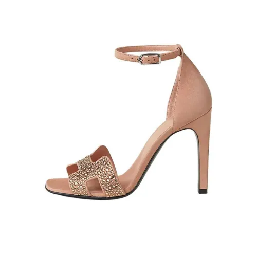 HERMES Joy One Sandals Strap 10,5cm Women's Pink