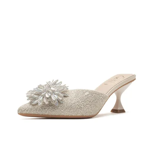 Lanza Slip-resistant Домашние тапочки Женские Шампанское