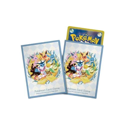 POKEMON Deck Shield Eevee Карта Рукав Аксессуары для карточных игр 64 Пч Коробка
