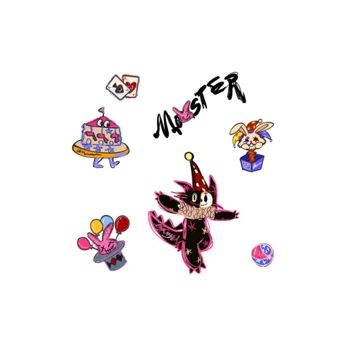 QINGSHANQIHAI Цирк Динозавр Кошка Безводный Граффити