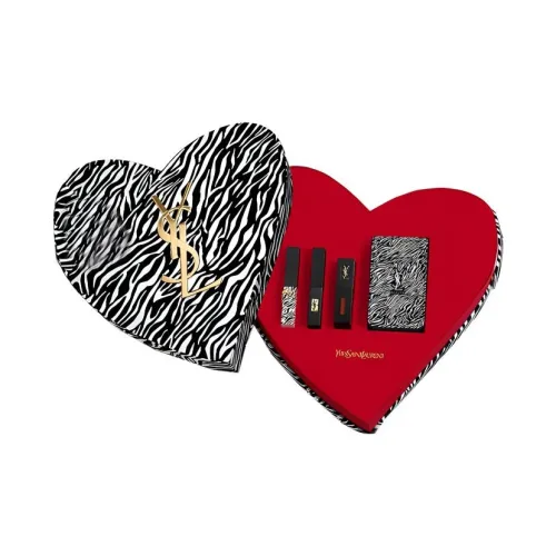 SAINT LAURENT Ограниченный Звезда Трехцветный Коробка Наборы для макияжа Легко смешивается Длинное Сохраняет увлажнение Четырехкомпонентный набор