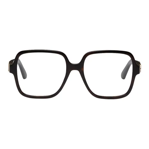 GUCCI Пластиковая оправа Квадратные Оправы для очков Унисекс Черепаховый