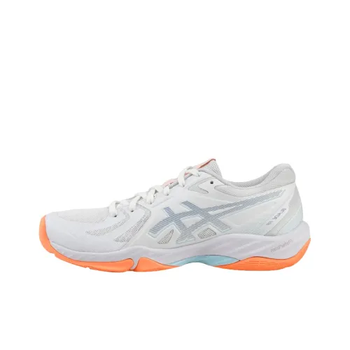 Asics Court Control Ff 3 Бадминтонная обувь Низкий топ Белый Оранжевый Унисекс