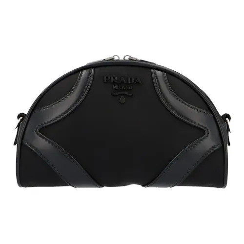 PRADA Сумка через плечо из кожи кошелек женский черный