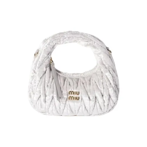 MIU MIU Вельвет Сумка Мини Женская Гранитно-Серый