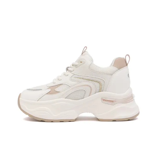 RITAI Толстая подошва Низкий топ Бежевый Абрикосовый Женский